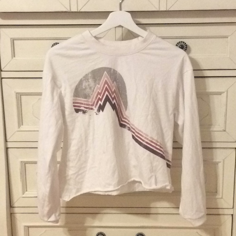 Cropped long-sleeve